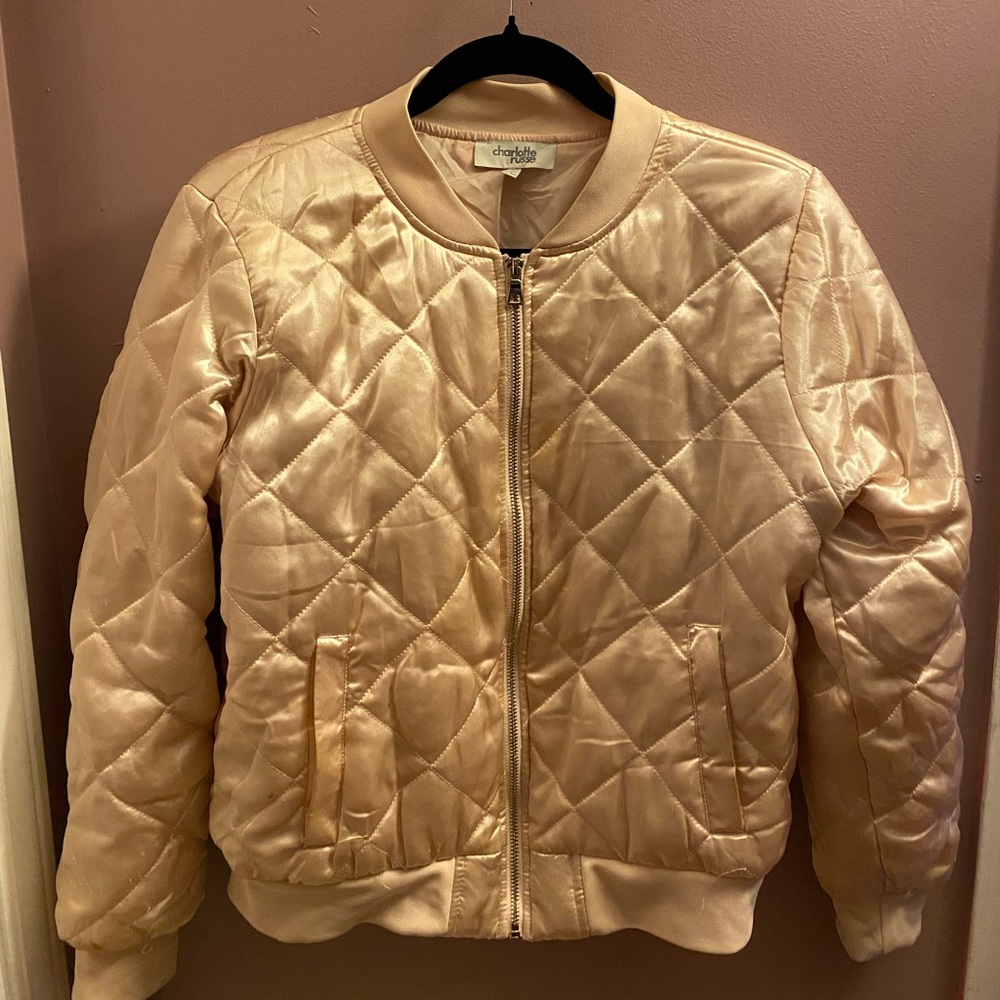 🦋Light Pink Bomber Jacket from Charlotte Russe🦋
